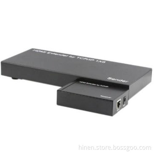 1X8HDMI Extender by TCP/IP with sender and receiver
